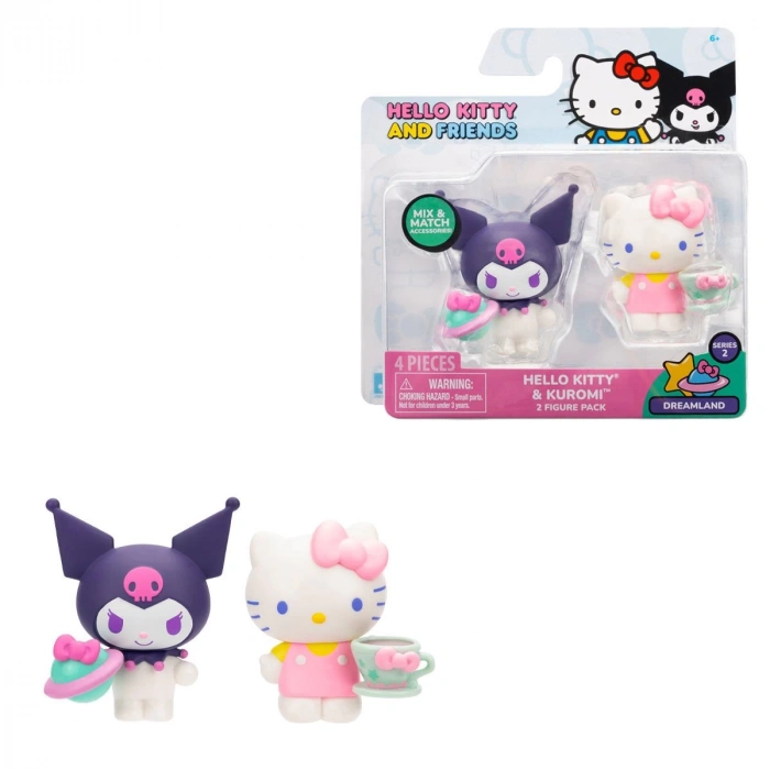 HKT06100 Hello Kitty 2li Mini Figür HKT0151-HKT0159