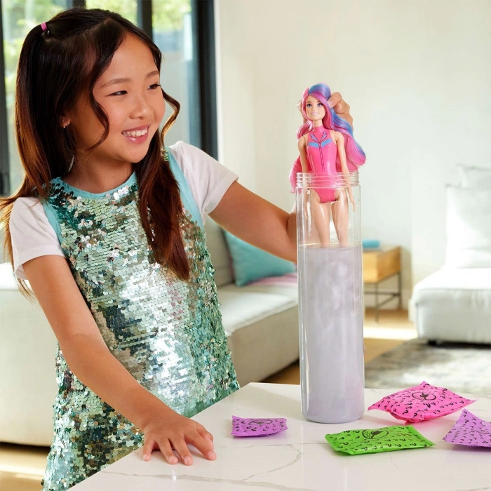 JCP01 Barbie Color Reveal - Renk Değiştiren Sürpriz Barbie Disco Star Serisi