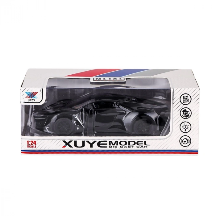 K240A11 Metal Çek Bırak Işıklı ve Müzikli Araba -Canem Oyuncak