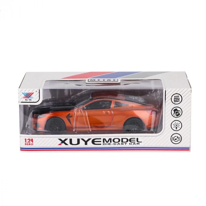 K240A3 Metal Çek Bırak Sesli Müzikli Araba -Canem Oyuncak