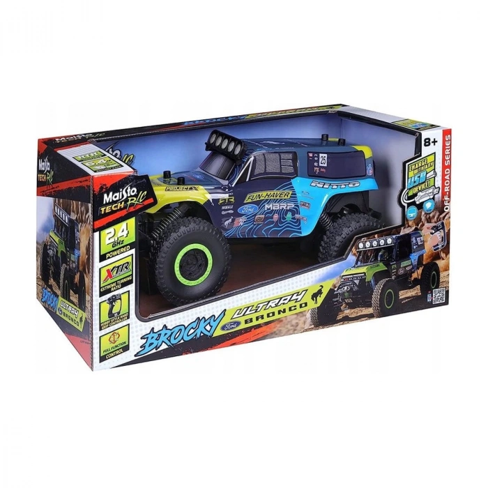 MAY 81605 Kumandalı Ford Bronco Off Road Brocky -Necotoys