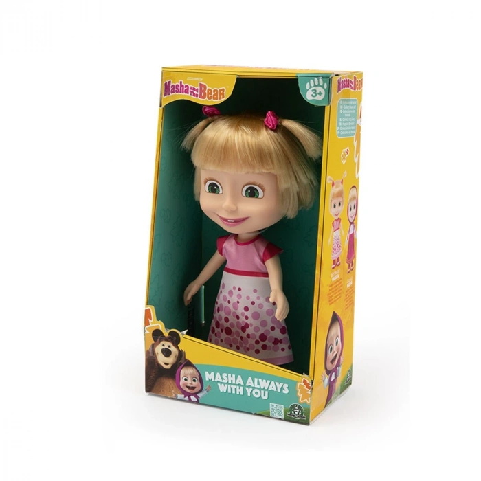 MHA41000 Maşa ve Koca Ayı - 23 cm Masha Doğum Günü Bebeği