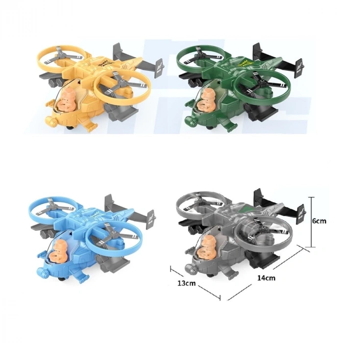MXT-3616 Sürtmeli Askeri Helikopter -Vardem Oyuncak