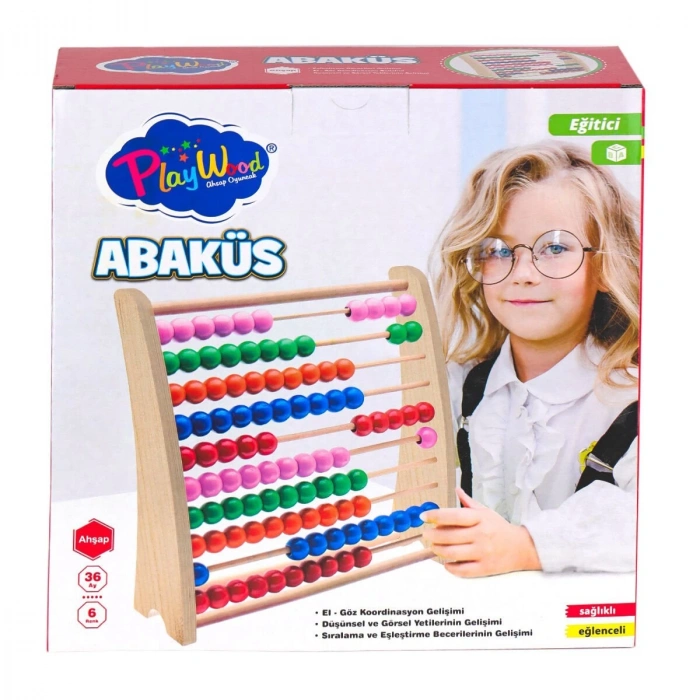 ONY-379 Ahşap Büyük Abaküs -Onyıl Oyuncak