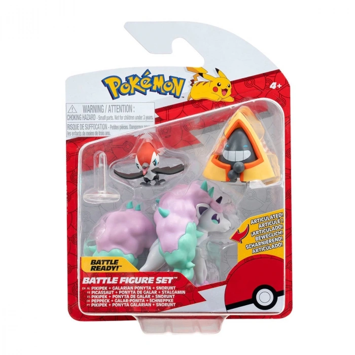 POK 95155-K Pokemon Battle 3lü Figür Seti
