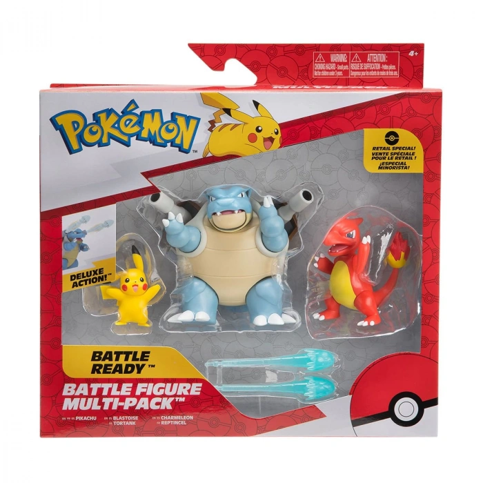 POK PKW2579 Pokemon Battle Aksiyon Figür ve Figür 3lü set