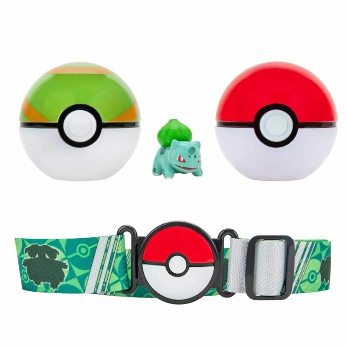 POK PKW2715 Pokemon Clip N Go Pokeball Kemer ve Bulbasaur -Necotoys