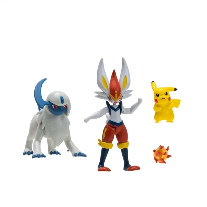 POK PKW2979 Pokemon Battle Aksiyon Figür ve Figür 4lü set