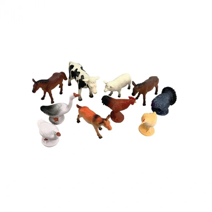 SH-D5804 Vardem Kutulu 10 Parça Çiftlik Hayvanları Seti