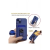 iPhone 12 ile uyumlu , 360 derece halka tutucu stant [kart bölmesi]