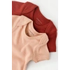 Bebek 2 Adet Kısa Kollu Body, %50 Modal Kumaş - %50 Organik Pamuk, Bebek ve Yenidoğan Serisi - CSYM11213