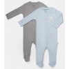 Bebek 2li Paçalı Tulum, %50 Bambu - %50 Organik Pamuk, Bebek ve Yenidoğan Serisi - CSYB9035