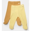 Bebek 2li Patikli Pantolon, %50 Bambu - %50 Organik Pamuk, Bebek ve Yenidoğan Serisi - CSYB9028