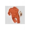 Bebek Fermuarlı Tulum, %95 Organik Pamuk - %5 Elastan, Bebek ve Yenidoğan Serisi - CSYR4605