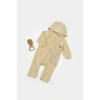 Bebek Kapüşonlu Fermuarlı Tulum, %80 Organik Pamuk & %20 Polyester, Bebek ve Yenidoğan Serisi - CSYK6042