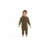 Bebek Kapüşonlu Fermuarlı Tulum, %80 Organik Pamuk & %20 Polyester, Bebek ve Yenidoğan Serisi - CSYK6045