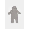 Bebek Kapüşonlu Fermuarlı Tulum, %80 Organik Pamuk & %20 Polyester, Bebek ve Yenidoğan Serisi - CSYK6046