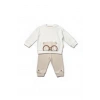 Bebek Uzun Kollu Tişört ve Pantolon Takımı, %100 Organik Pamuk, Bebek ve Yenidoğan Serisi - CSY8111