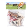 SH-9001-Vardem Poşetli 6Pcs 8 İnch  Çiftlik Hayvan ve Dinozor Set