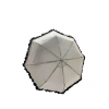 TK-3665 Katlanır Otomatik Şemsiye 8 Telli Desenli Fırfırlı
