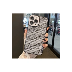 iPhone 11 Kamera Korumalı Dokuma Desenli Kılıf