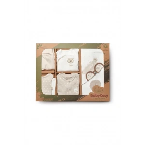 Bebek 10lu Hastane Çıkışı Set %100 Organic Pamuk Yenidoğan Serisi - CSY8125