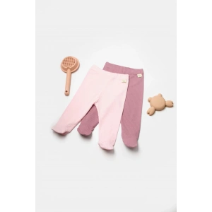 Bebek 2li Patikli Pantolon, %50 Bambu - %50 Organik Pamuk, Bebek ve Yenidoğan Serisi - CSYB9027