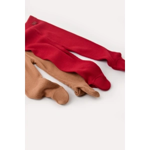 Bebek 2li Patikli Pantolon, %50 Modal Kumaş - %50 Organik Pamuk, Bebek ve Yenidoğan Serisi