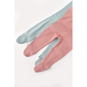 Bebek 2li Patikli Pantolon, %50 Modal Kumaş - %50 Organik Pamuk, Bebek ve Yenidoğan Serisi - CSYM11600