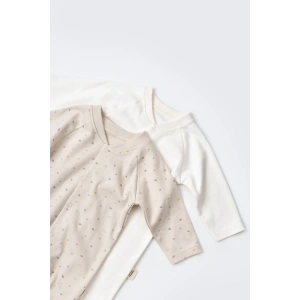 Bebek 2li Patikli Tulum, %100 Organik Pamuk, Bebek ve Yenidoğan Serisi - CSY5818