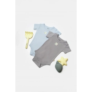 Bebek 2 Parça Kısa Kol Body, %50 Bambu - %50 Organik Pamuk, Bebek ve Yenidoğan Serisi - CSYB9017