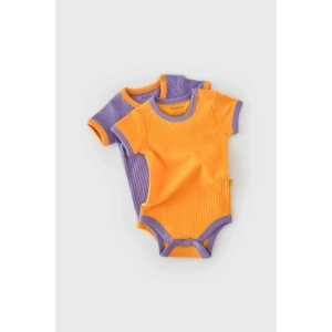 Bebek 2 Parça Kısa Kol Body, %95 Organik Pamuk - %5 Elastan, Bebek ve Yenidoğan Serisi - CSYR4202