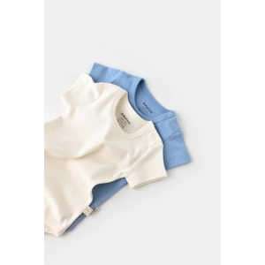 Bebek 2 Parça Kolsuz Body, %100 Organik Pamuk, Bebek ve Yenidoğan Serisi - CSY3021