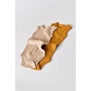 Bebek 2 Parça Kolsuz Body, %50 Modal Kumaş - %50 Organik Pamuk, Bebek ve Yenidoğan Serisi CSYM11104