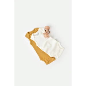 Bebek 2 Parça Kolsuz Body, %50 Modal Kumaş - %50 Organik Pamuk, Bebek ve Yenidoğan Serisi - CSYM11109