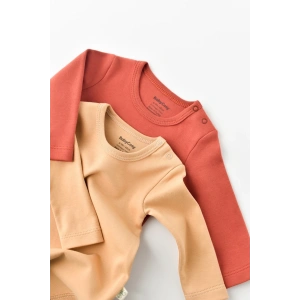 Bebek 2 Parça Uzun Kollu Body, %100 Organik Pamuk, Bebek ve Yenidoğan Serisi - CSY3026