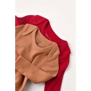 Bebek 2 Parça Uzun Kollu Body, %50 Modal Kumaş - %50 Organik Pamuk, Bebek ve Yenidoğan Serisi - CSYM11311