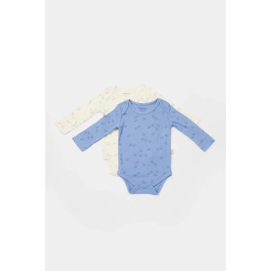 Bebek 2 Parça Uzun Kollu Body, %50 Modal Kumaş - %50 Organik Pamuk, Bebek ve Yenidoğan Serisi - CSYM11315