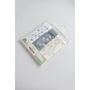 Bebek 3 Adet Omuz Bezi 30x40, %100 Organik Pamuk, Bebek ve Yenidoğan Serisi - CSY5953