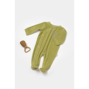 Bebek Ayaklı Tulum, %80 Organik Pamuk & %20 Polyester, Bebek ve Yenidoğan Serisi - CSYK6038