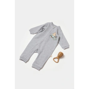 Bebek Fermuarlı Tulum, %100 Organik Pamuk, Bebek ve Yenidoğan Serisi - CSY8028