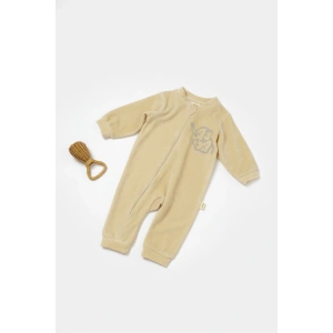 Bebek Fermuarlı Tulum, %80 Organik Pamuk, Bebek ve Yenidoğan Serisi - CSYK6052