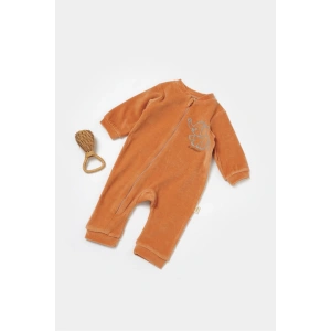 Bebek Fermuarlı Tulum, %80 Organik Pamuk, Bebek ve Yenidoğan Serisi - CSYK6054