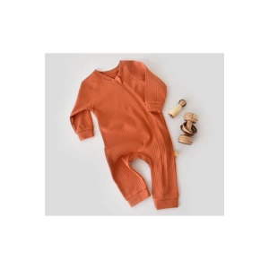 Bebek Fermuarlı Tulum, %95 Organik Pamuk - %5 Elastan, Bebek ve Yenidoğan Serisi - CSYR4605