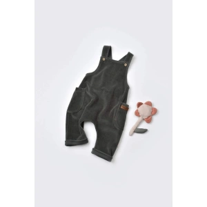 Bebek Kadife Salopet Tulum, %80 Organik Pamuk & %20 Polyester, Bebek ve Yenidoğan Serisi - CSYK6034