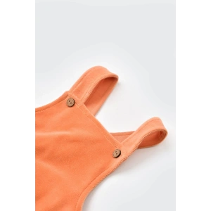 Bebek Kadife Salopet Tulum, %80 Organik Pamuk & %20 Polyester, Bebek ve Yenidoğan Serisi - CSYK6035