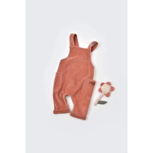 Bebek Kadife Salopet Tulum, %80 Organik Pamuk & %20 Polyester, Bebek ve Yenidoğan Serisi - CSYK6036
