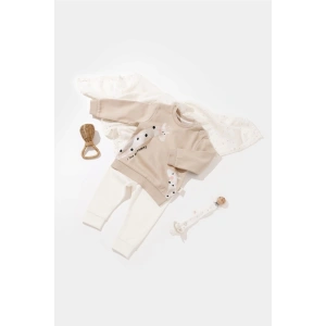 Bebek Pantolon ve Uzun Kollu Gömlek Takımı, %100 Organik Pamuk, Bebek ve Yenidoğan Serisi - CSY2013