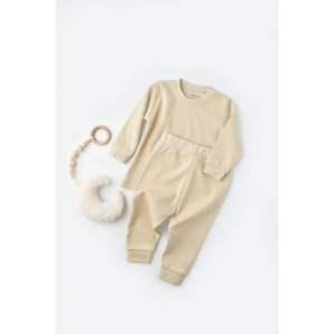 Bebek Pantolon ve Uzun Kollu Tişört Seti, %100 Organik Pamuk, Bebek ve Yenidoğan Serisi - CSY3027
