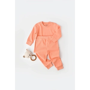 Bebek Pantolon ve Uzun Kollu Tişört Seti, %100 Organik Pamuk, Bebek ve Yenidoğan Serisi - CSY3032